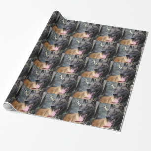 Le den belgareMalinois hunden Presentpapper