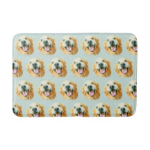 Le den guld- Retrieverhunden i vattenfärg