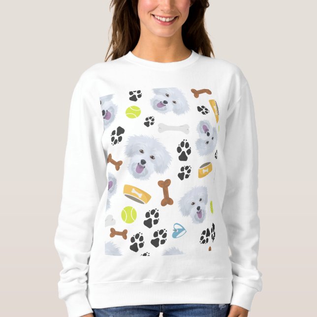 Le den maltesiska hunden t shirt (Framsida)