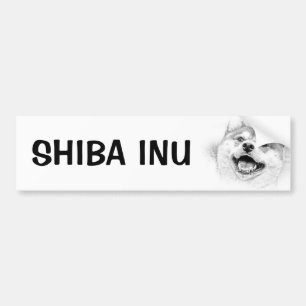 Le den Shiba Inu hunden Bildekal