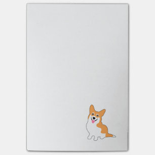 Le den walesiska Corgitecknaden för Pembroke Post-it Block