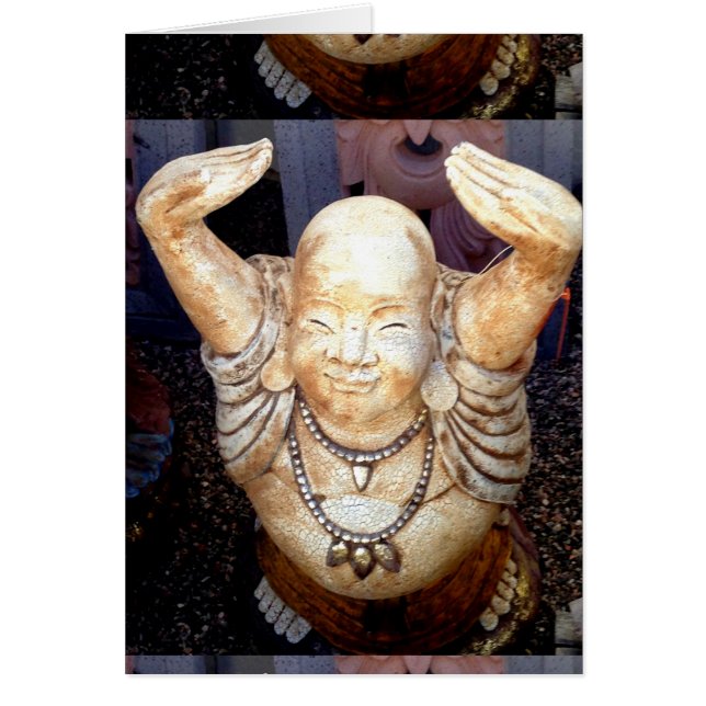 le det buddha kortet hälsningskort (Framsidan)