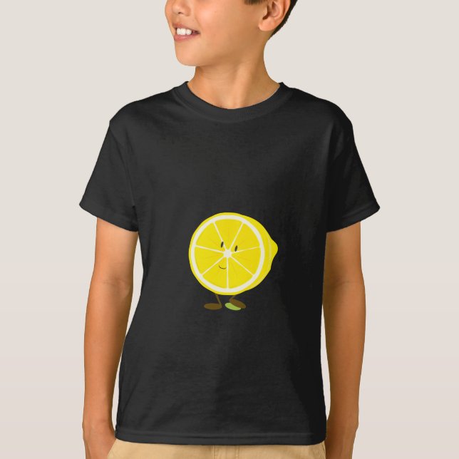 Le det halva citronteckenet t-shirt (Framsida)