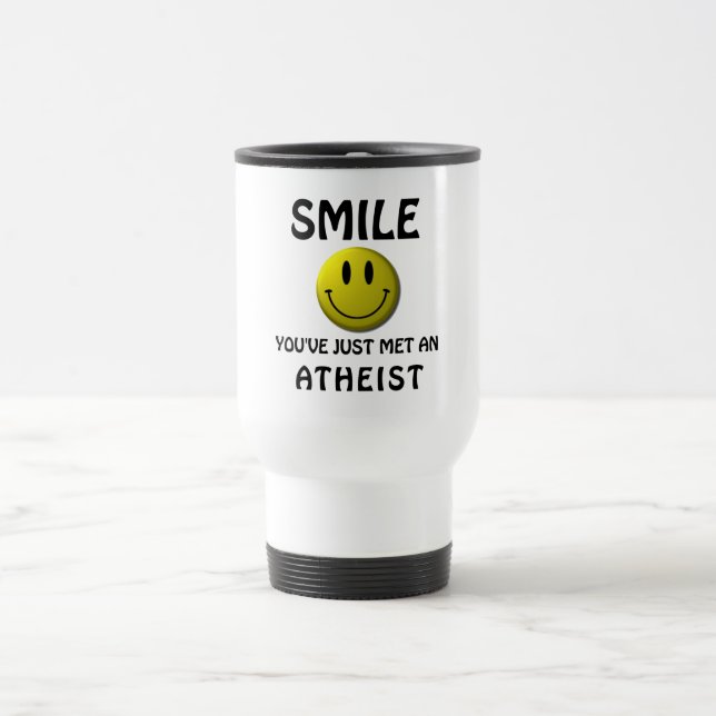 LE dig har precis mött en atheist. Resemugg (Center)
