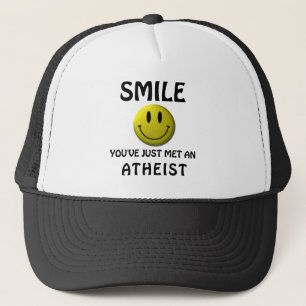 LE dig har precis mött en atheist. Truckerkeps