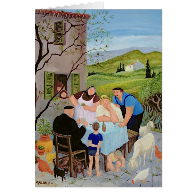 Le Dimanche Hälsningskort (Framsidan)