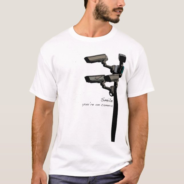 Le din på kamera t-shirt (Framsida)