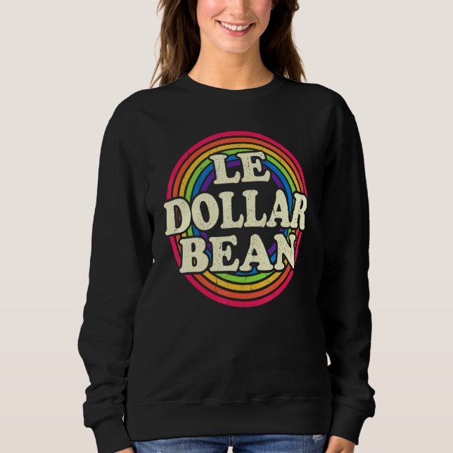 Le Dollar Bean Lesbisk Gay pride Lebian Rainbow T Shirt (Framsida)