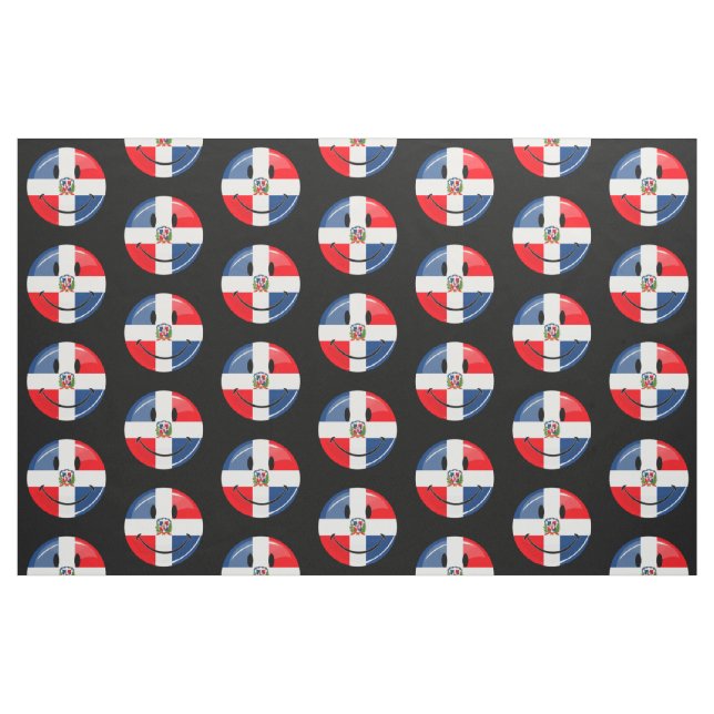 Le Dominikanska republiken sjunka Tyg (Fat Quarter)