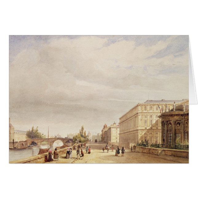 Le d'Orsay Quai, 1839 Hälsningskort (Framsidan Horizontal)