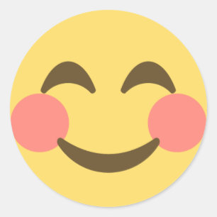 Le Emoji Runt Klistermärke