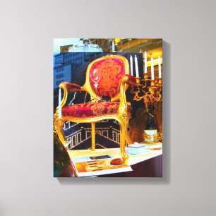 Le Fauteuil - 11x14 slogg in kanfas/stolen Canvastryck