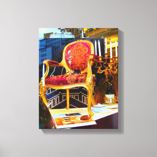 Le Fauteuil - 11x14 Wrapped Canvas / stol (Framsida)