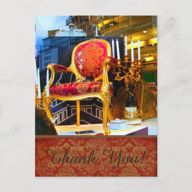 Le Fauteuil - vykort / inbjudningar / OSA (Framsida)