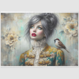 Le Femme & Sparrow Beauty Fleur Decoupage