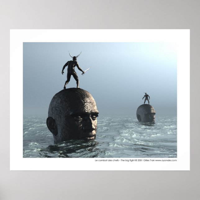 Le fighdes chefs - den stora kampen poster (Framsidan)