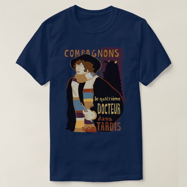 Le Fjärde Doktor T Shirt (Design framsida)