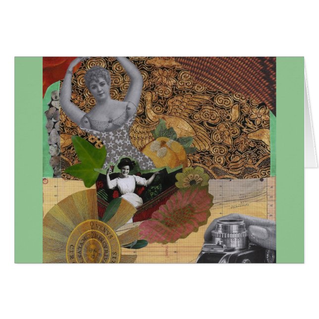 Le för kameran hälsningskort (Framsidan Horizontal)