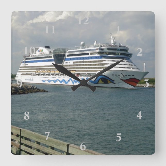 Le frakten kanalisera in fyrkantig klocka (Framsida)