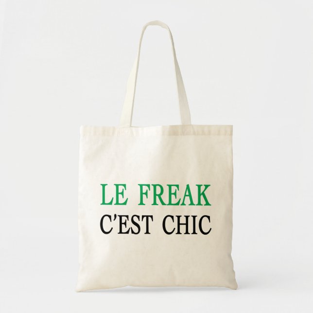Le Freak Cest Chic Tygkasse (Framsidan)