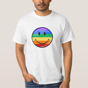 Le gay prideflagga knäppas shirt.en t shirt