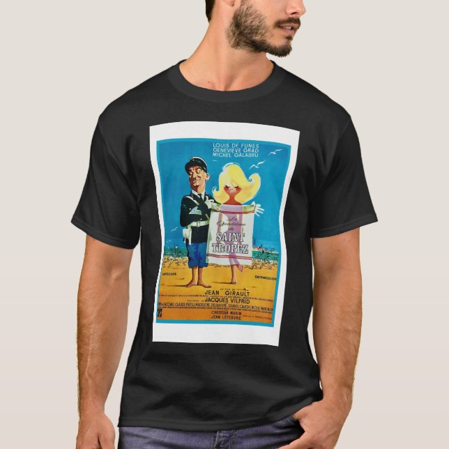 Le Gendarme de Saint-Tropez (The Troops of St. Tro T Shirt (Framsida)