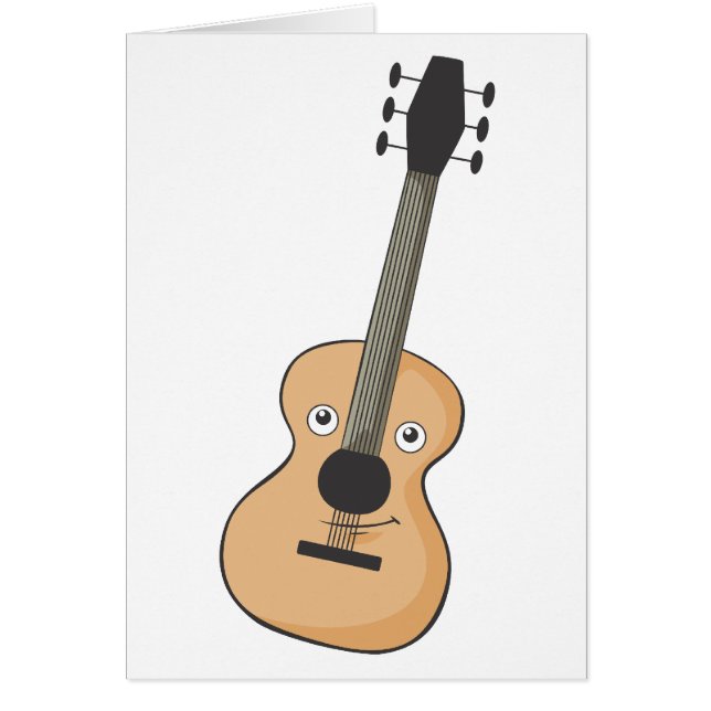 Le gitarren hälsningskort (Framsidan)