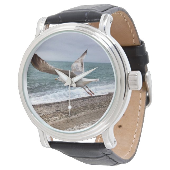 Le goëland d'Etretat français Armbandsur (Vinklad)