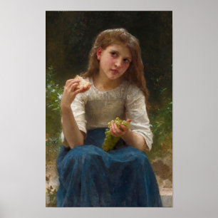 Le Gouter av William-Adolphe Bouguereau Poster