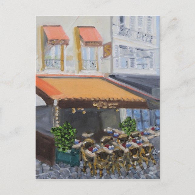 Le Grand Cafe: Fontainebleau, Frankrike Vykort (Framsida)