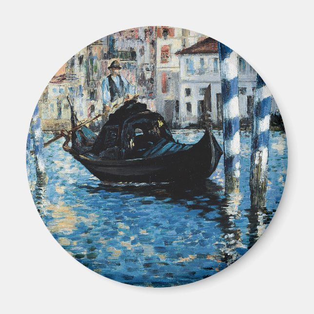 Le Grand Canal à Venise - Edouard Manet Magnet (Framsidan)