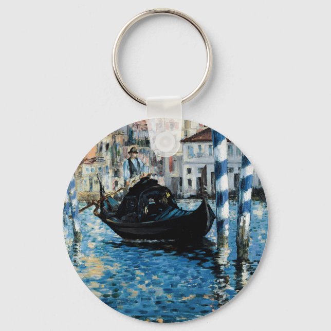 Le Grand Canal à Venise - Edouard Manet Nyckelring (Framsida)
