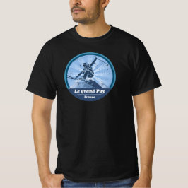 Le grand Puy en Champsaur Skieur T Shirt