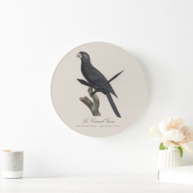 Le Grand Vaza / Underbarare Vasa Parrot Stor Klocka (Hem)