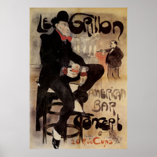 Le Grillon - fransk konst Poster