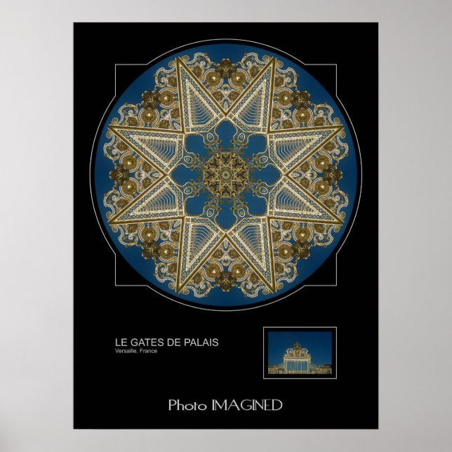 LE GRIND DE PALAIS, VERSAILLE, FRANKRIKE POSTER (Framsidan)