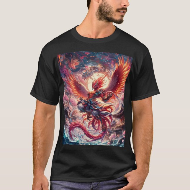 Le guerrier Phoenix T Shirt (Framsida)