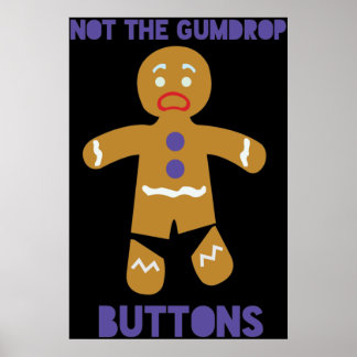 Le Gumdrot Buttons Poster