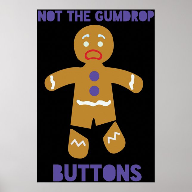 Le Gumdrot Buttons Poster (Framsidan)