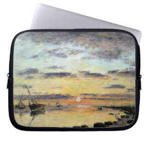 Le Havre 1889 (olja på kanfas) Laptop Sleeve
