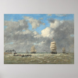 Le Havre - Eugène Boudin Fine Art Poster