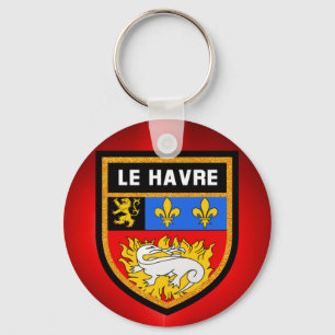 Le Havre flagga Nyckelring