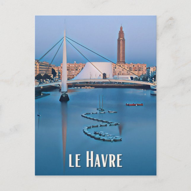 Le Havre Photo Vintage  Vykort (Framsida)