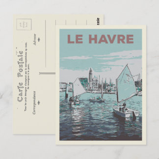Le Havres exempel på marinatan Frankrike Vykort
