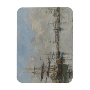 Le Havres hamn (ca 1885-90) Magnet