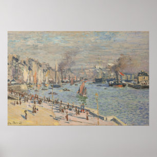 Le Havres hamn   Kustlandskap Poster