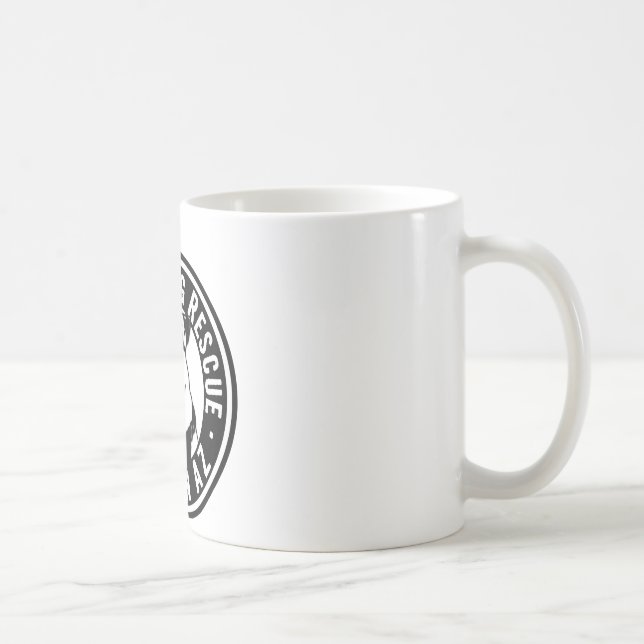 Le hundräddingen kaffemugg (Höger)