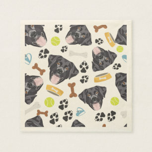 Le hundsvarten labrador pappersservett