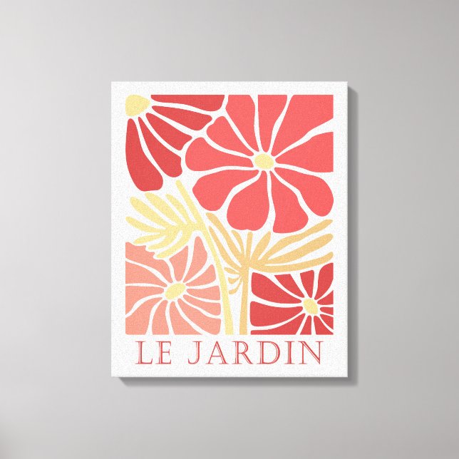 Le Jardin Boho Flowers Canvastryck (Framsida)