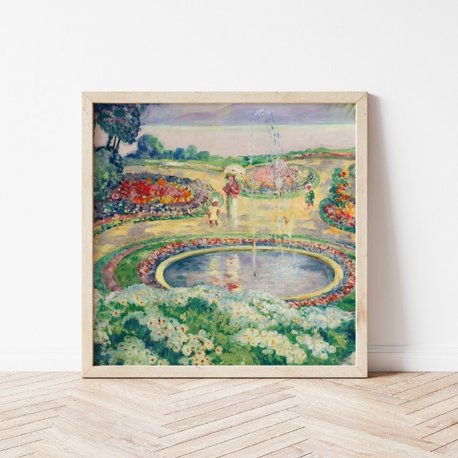 Le Jardin Fleuri | Henri Lebasque Poster (Skapare uppladdad)